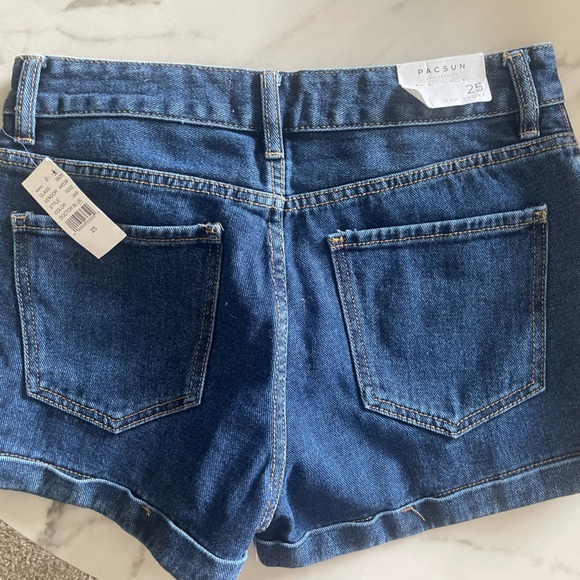Pacsun High Waist Shorts Sz 25 NWT - Picture 3 of 3
